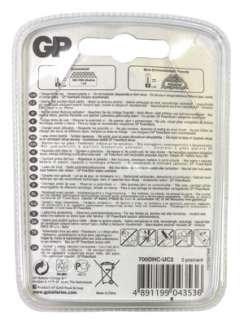 pieces one card pack gp rechargeable nimh hi power batteries 