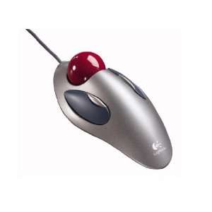  New LOGITECH Trackman Marble Trackball Optical 2 Cable USB 