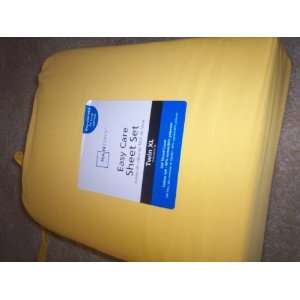  Easy Care Yellow Sheet Set Twin XL