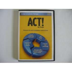  ACT by Sage Product CD and Installation Instructions 