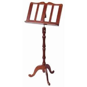   European Crafted Music Stand   Cherry, Steel Post Musical Instruments