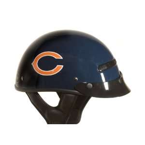   Bikewear NFL Chicago Bears Motorcycle Half Helmet (Navy Blue, X Small