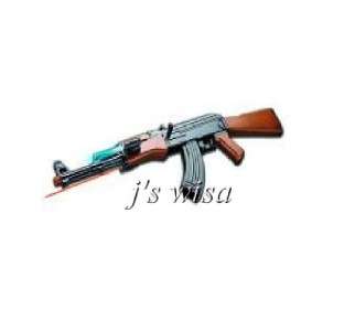 AK47 AIRSOFT SPRING RIFLE GUN AK 47 LASER FLASH  