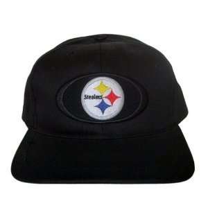   Steelers Vintage Snapback NFL Hat Cap   Black