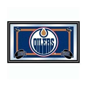  NHL Edmonton Oilers Framed Team Logo Mirror