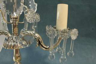 Antique & Fine Boudoir Table Lamp Chandelier, Exquisite  