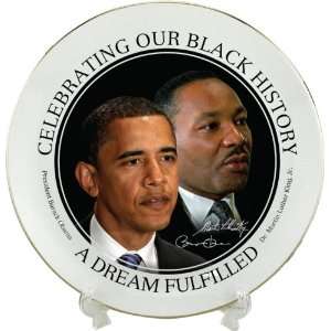  Obama King Commemorative Plate 