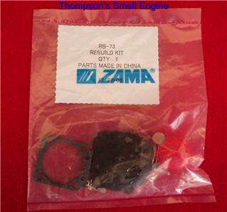 Zama RB 73 Carburetor Reuild Kit OEM includes Primer  