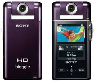 SONY MHS PM5 Bloggie HD MP4 Video Camera w/ USB Violet 0000272427888 