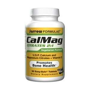 Cal Mag Citrates ( 90 Easy Solv Tabs ) ( Promotes Bone Health ) Jarrow 