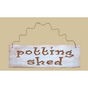    SaltBox Gifts XG618PS Potting Shed Sign: Patio, Lawn & Garden