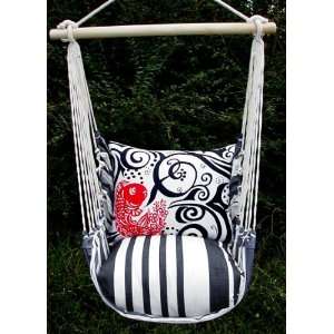   Metro Stripe Single Koi Hammock Chair Swing Set: Patio, Lawn & Garden