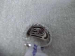 New Judith Ripka Sterling Oval Charoite Ring Size 6  