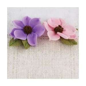  Prima Sassy Fabric Flowers 2.5 2/Pkg Petunia; 3 Items 