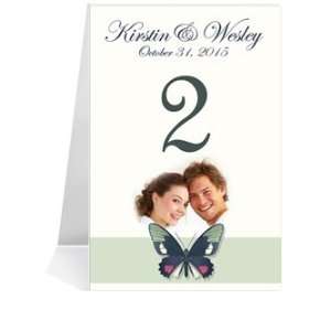  Photo Table Number Cards   Butterfly Moss Horizon #1 Thru 