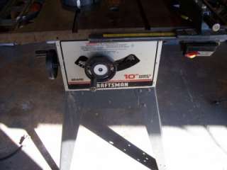 10 direct drive table saw Craftsman  with stand  