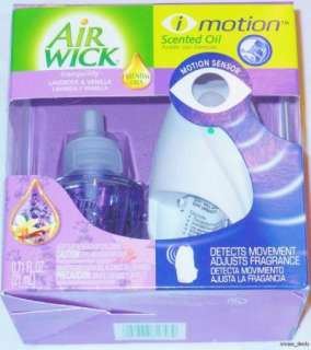 Air Wick Tranquility Motion Sensor Scented Oil Lavender and Vanilla 