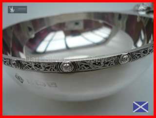Immaculate Scottish Celtic Knot Design Quaich Hallmarked From 1937 