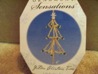 Ornament Sensations  Golden Christmas Trees    