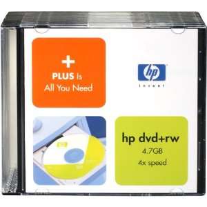  HEWLETT PACKARD P4027AA#ABA HP 4x 4.7GB DVD+RW Media in 