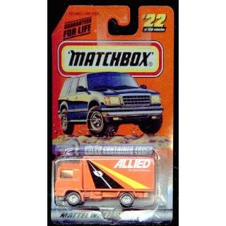 Matchbox 1999 22/100 Speedy Delivery ALLIED Volvo Container Truck 1:64 