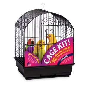  Prevue Hendryx 91101 Round Roof Bird Cage Kit, Black: Pet 