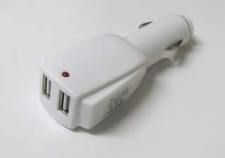 Brand New Dual 2 USB port Car charger Adapter for  I  