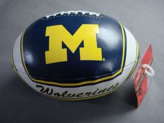 YOU ARE BUYING A BRAND NEW, MICHIGAN WOLVERINES , 6 SOFTEE FOOTBALL.