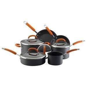   Cookware Set   Hard Anodized (Orange) By Rachael Ray