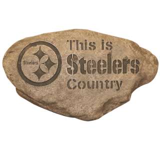 Pittsburgh Steelers Garden Country Stone Rock Sculpture  