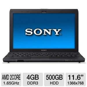  Sony VAIO VPCYB35KX/B Laptop Computer   AMD Dual Core E 