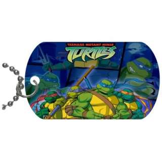 TMNT TURTLES DOG TAG NECKLACE PENDANT w/CHAIN NEW  