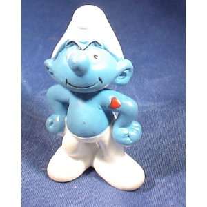  The Smurfs Hefty Smurf Pvc Figure: Toys & Games