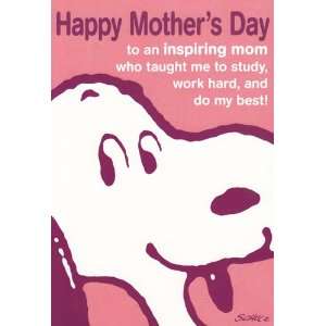   Day Card Happy Mothers Day Peanuts   Snoopy