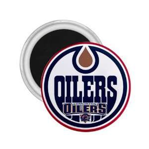  Edmonton Oilers Logo Souvenir Magnet 2.25  