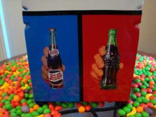 Vintage *COCA COLA vs. PEPSI* Gumball & Candy Vending Machine Coin Op 