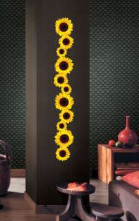 Sunflowers Wall Stickers Removable Vinyl Decor Decals  
