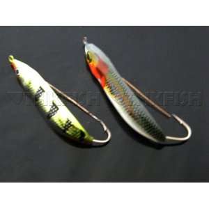  stainless deep water spoon spinners fishing lures