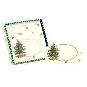 CR Gibson Spode Christmas Tree Deluxe Place Cards, 10 Pack 