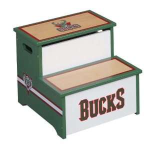  Guidecraft NBA Milwaukee Bucks Storage Step Up