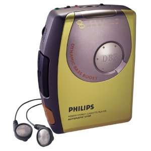  Philips AQ6512 Stereo Radio Cassette Player (Gold)  