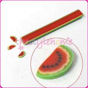 Fimo Clay Nail Art Tip Stick Cane Rod Fruit Watermelon  