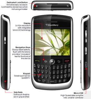 NEW BLACKBERRY CURVE 8900 WiFi GPS AT&T T MOB. PHONE 843163045095 