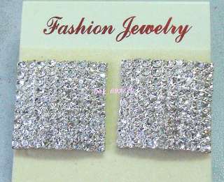 Wholesale12Pairs New Crystal Rhinestone Bridal Earrings  