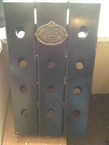 Vintage French Wooden Wine Rack  
