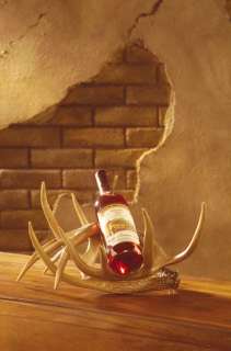 Deer Wine Bottle Holder Unusual Antler Holders Rack  