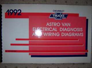 1992 Chevrolet Truck Wiring Diagram Manual Astro Van r  