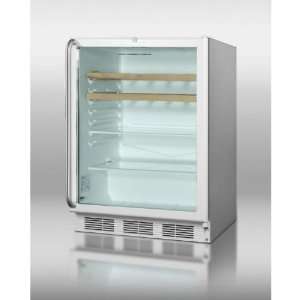   Under counter Commercial Compact Refrigerator   Glass Door / White