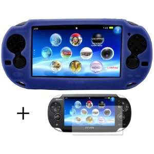  Blue Silicon Skin for Sony PSP Vita Portable Video Console 