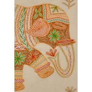  Traditional Wall hanging Embroidered Elephant Tapestry/Wall Hanging 